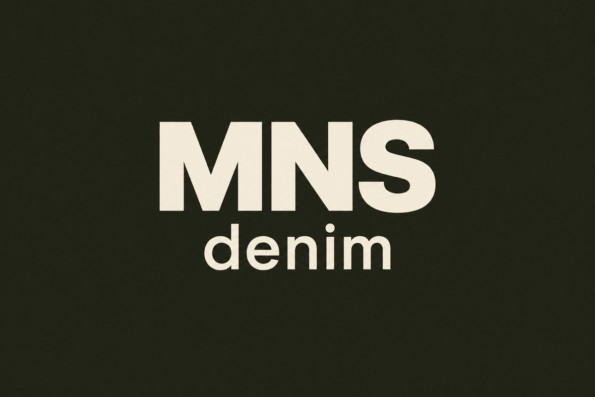 MNS denim dark-green logo